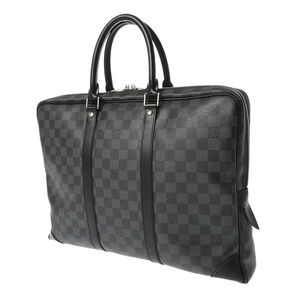 Louis Vuitton Business Black Voyage Graphite Gray Bag Canvas Damier